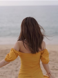 黑川 - NO.070 海岛之旅真爱版-黄色连衣裙(2)